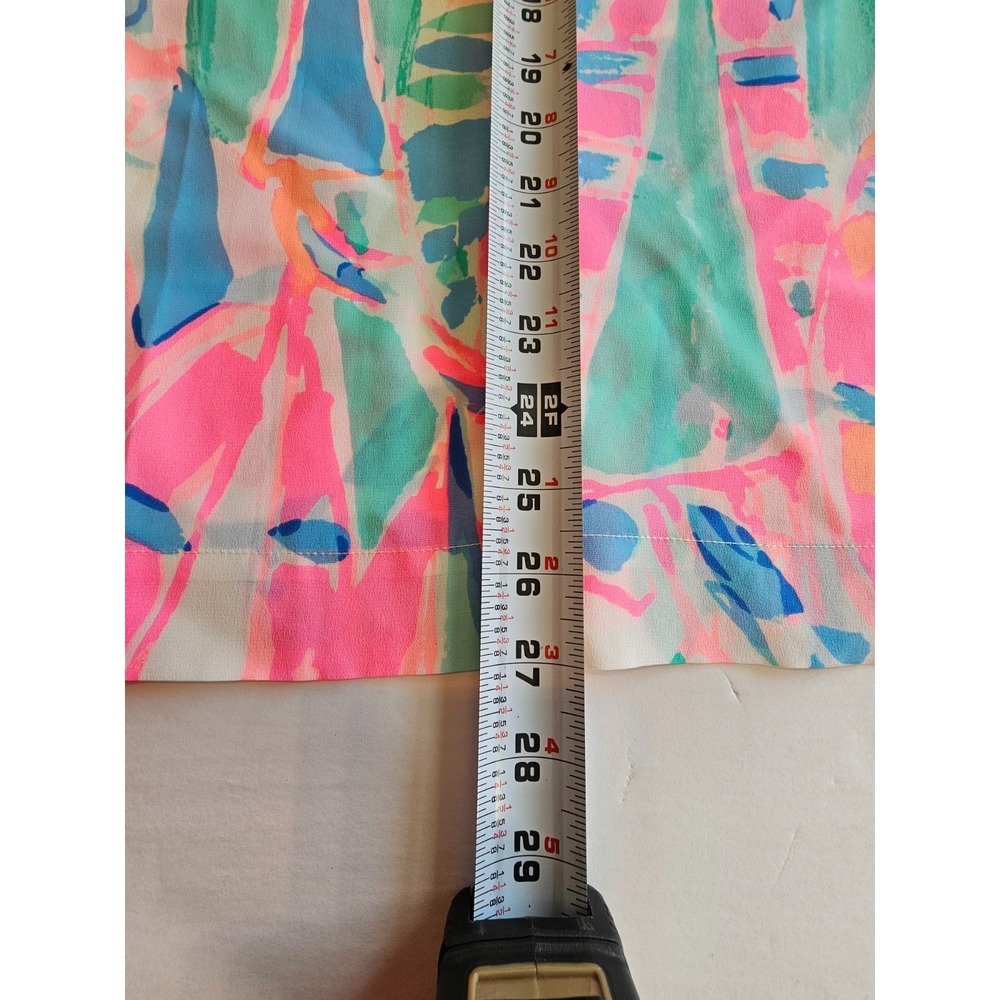 LILLY PULITZER Amelia Island Tunic Out to Sea 100% Silk Blouse Top NWT SIZE XL - Picture 14 of 14